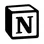 Logo van Notion